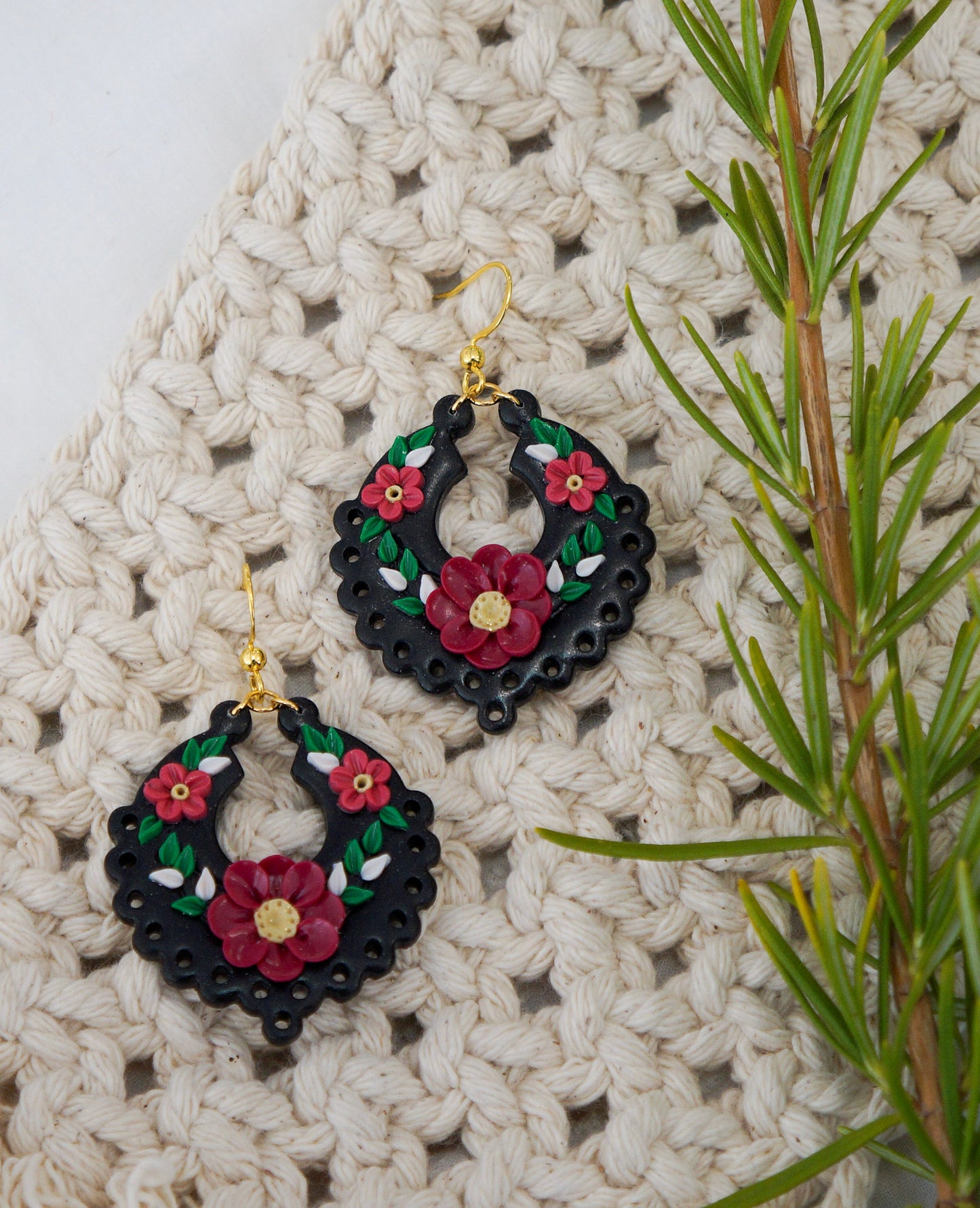 Brincos Arrecadas Floridas