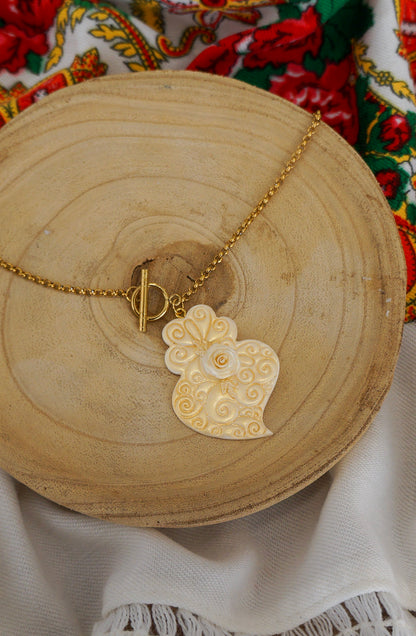 Colar Coração de Viana Grande