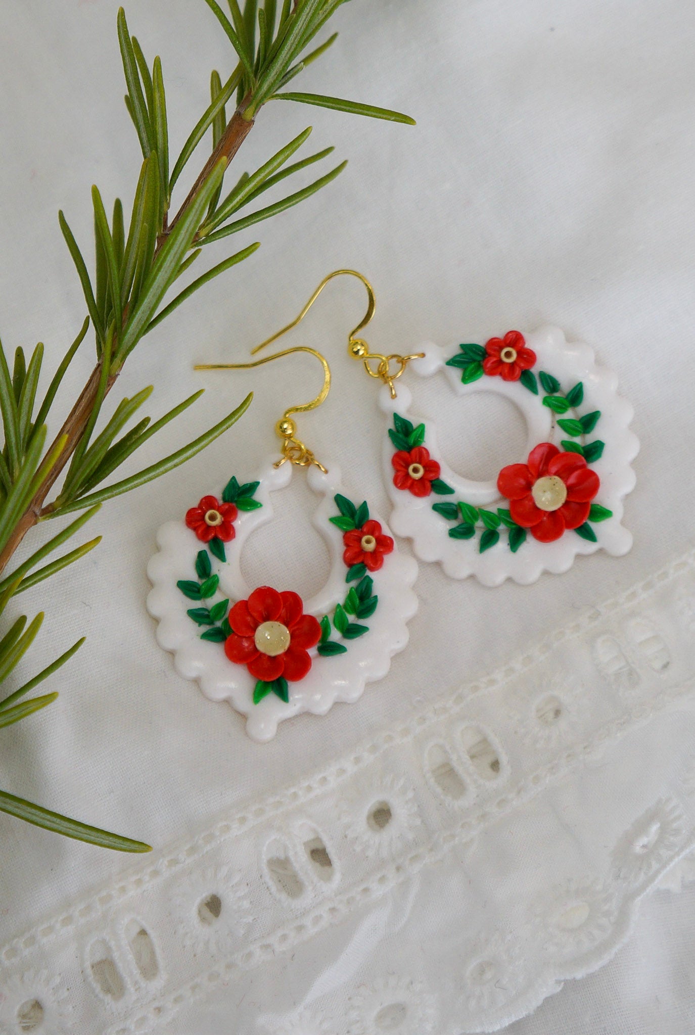 Brincos Arrecadas Floridas