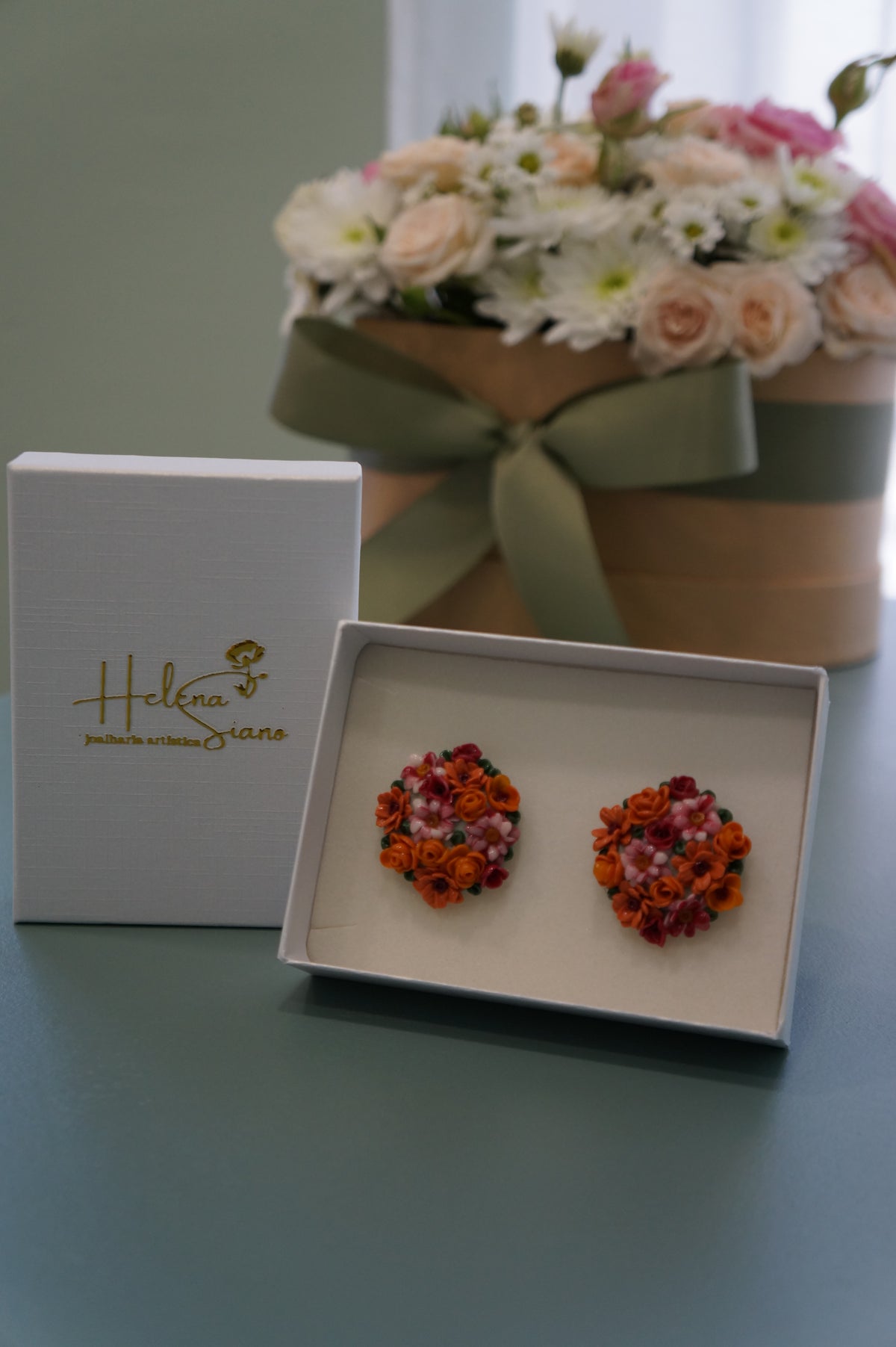 Brincos Bouquet de Outono