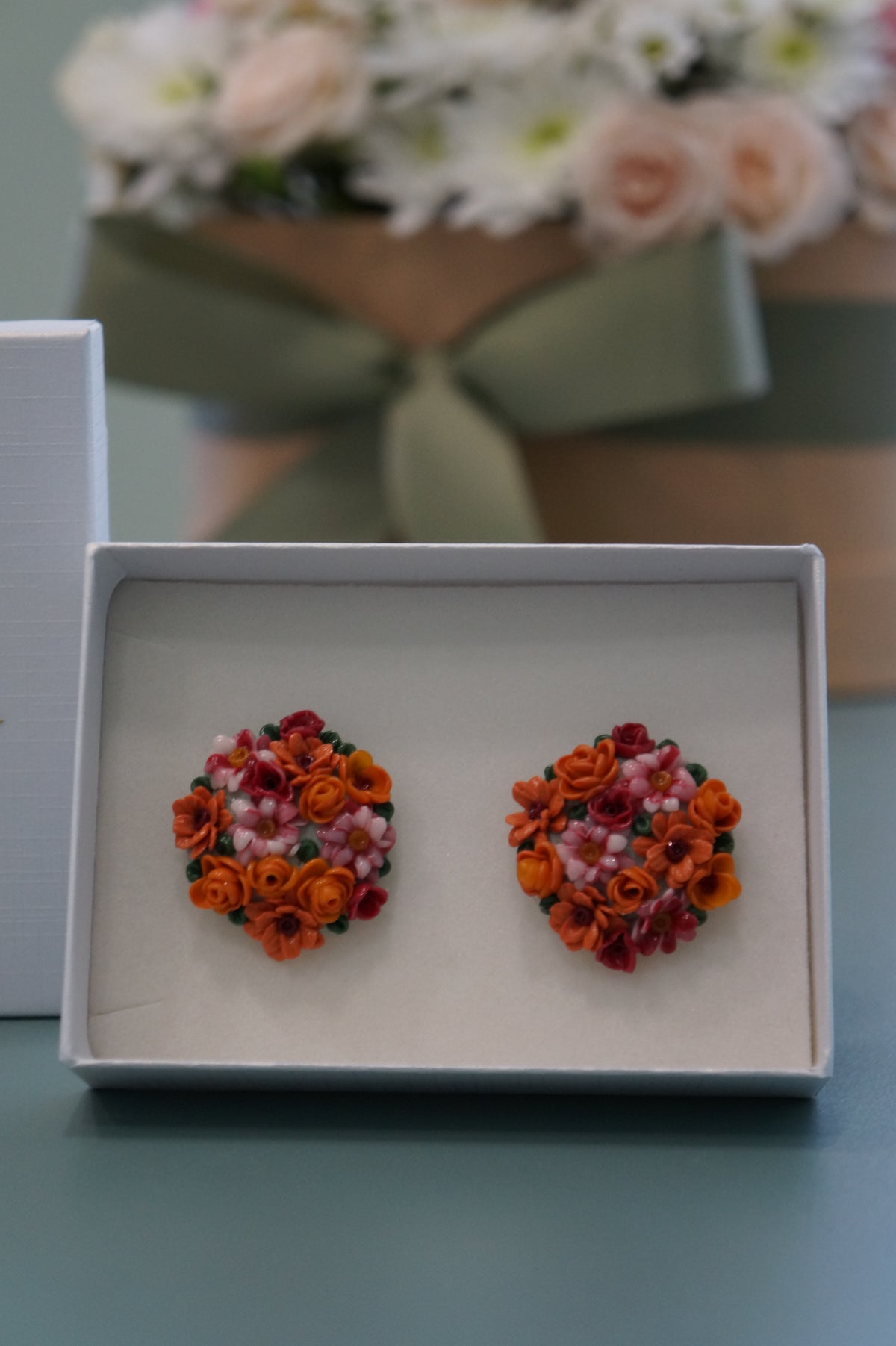 Brincos Bouquet de Outono