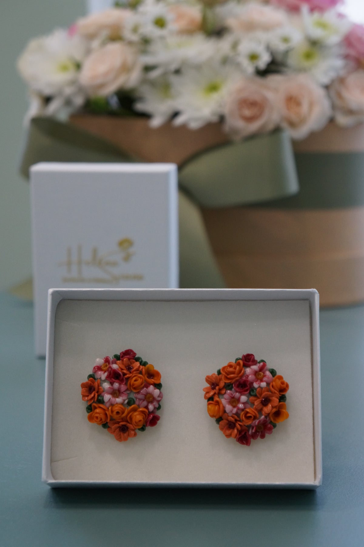 Brincos Bouquet de Outono